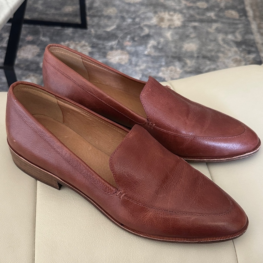 Madewell Leather Loafers Tan/Brown Francis - Picture 2 of 7